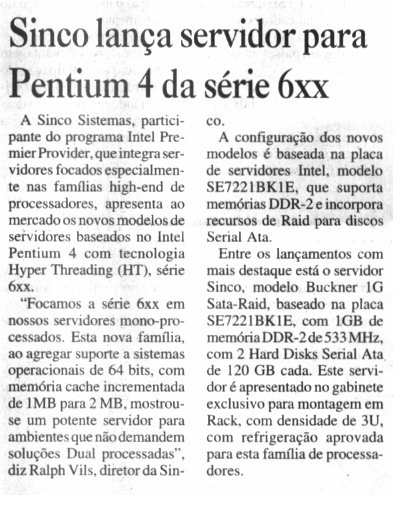 Jornal Monitor Mercantil, de 06 de maio de 2005